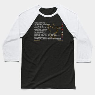 CEASEFIRE: Say ¿Qué? Top Ten Spoken (California) Baseball T-Shirt